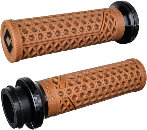 ODI Vans Signature Indian Throttle Grip 1 Inch Black Rubber with Checker Pattern - Part V31VITWGR-BC