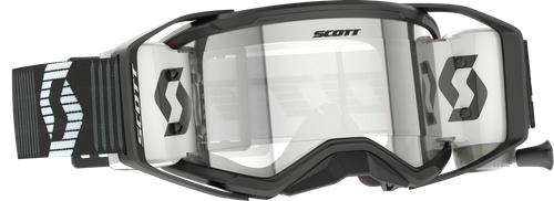 SCOTT Prospect 2.0 WFS Motocross Goggle - Black/White Clear Works