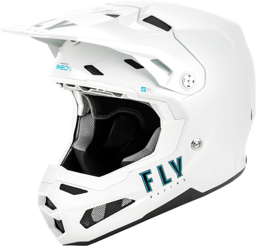 Fly Racing Formula S Carbon Solid Helmet White 2X – Advanced Crash Detection & Premium Safety Features