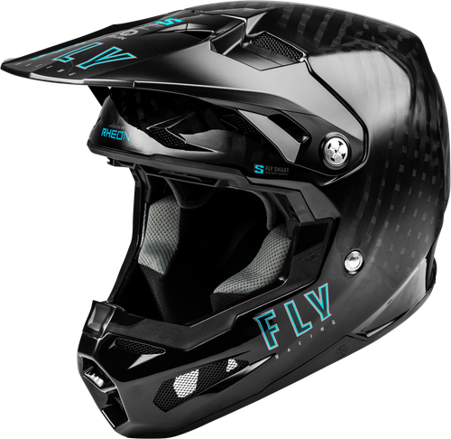 Fly Racing Formula S Carbon Helmet Black Large - Advanced Safety and Connectivity