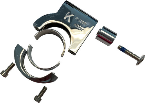 Kruzer Kaddy Replacement Mount for 1.5-inch Bars - Chrome (Part Number 15-125)