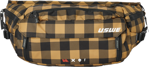 USWE Waist 6L Hip Pack Flannel Bronze - Comfortable and Lightweight Hydration Belt for Active Riders