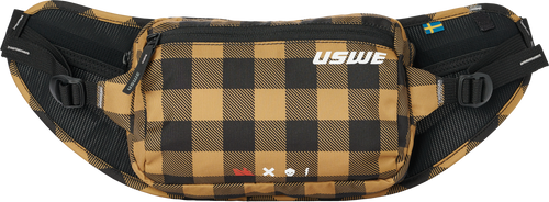 USWE Waist 2L Hip Pack Flannel Bronze - Comfortable Hydration Belt for Active Riding