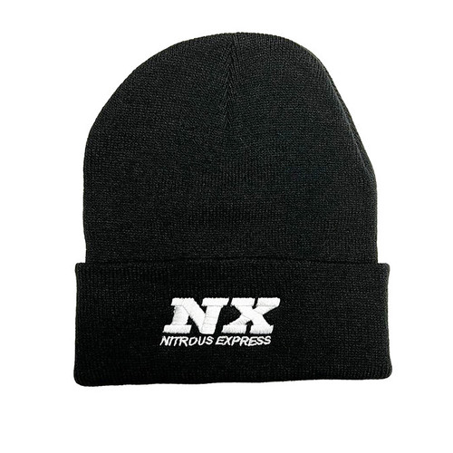 NX Beanie Black, White NX Logo - 16590