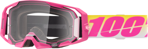 Introducing ARmatic - the latest evolution in the lineage of 100% motocross goggles. Born for the legacy of the championship-proven ARMEGA, ARmatic breaks new ground in MX goggle innovation. Building upon the success of ARMEGA's 3-D molded lens te...