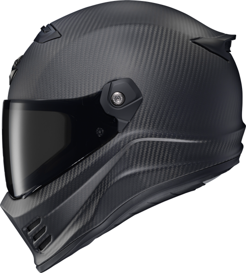 ScorpionEXO Covert FX Carbon Full Face Helmet Matte Black Medium with DOT & ECE Certification
