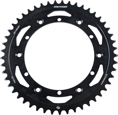 FIRE POWER FPS-853-49-BLK Rear Steel Sprocket, 49 Teeth for Off-Road Vehicles