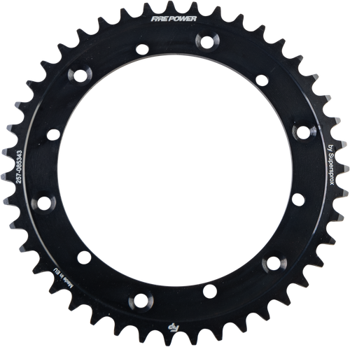 FIRE POWER FPS-853-43-BLK Rear Steel Sprocket 43 Teeth for Off-Road Vehicles