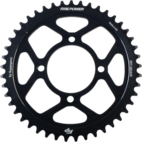 FIRE POWER FPS-834-45-BLK Rear Steel Sprocket – 45 Tooth Black Finish for Off-Road Motorcycles