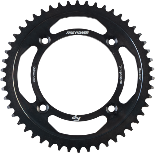 FIRE POWER FPS-209-50-BLK Rear Steel Sprocket 50 Teeth for Off-Road and Extreme Riding