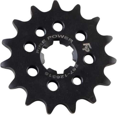 FIRE POWER Front Chain Sprocket Steel 15T (Part Number: FPC-1263-15-1)