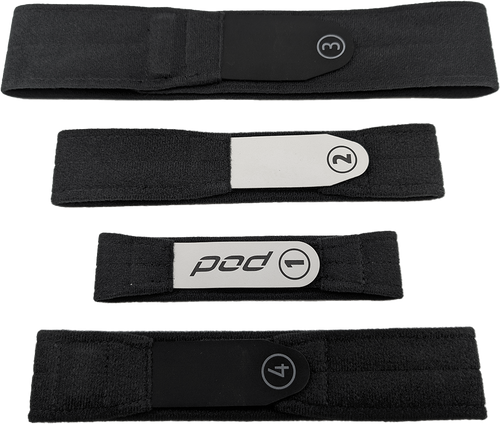 POD KX36-BLK-BL-XS/SM Kx 3.0 Strap Set in Black for Small and Extra Small Sizes
