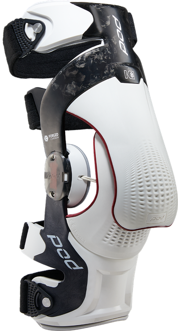 POD K8 3.0 Knee Brace Carbon Right Small – Advanced Lightweight Support with Impact Protection