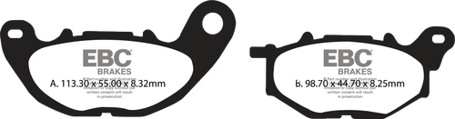 EBC SFA705HH Double H Sintered Brake Pads - High-Performance Street and Race Use