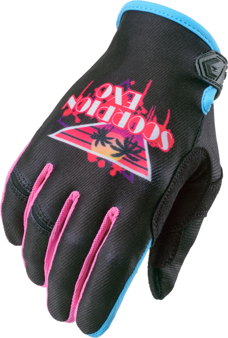 Scorpion EXO Moto-Flex Gloves Sunset Black Large – Durable, Flexible Motorcycle and Biking Gloves