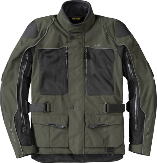 Scorpion EXO Yosemite Jacket Dark Olive SM - Motorcycle Riding Gear