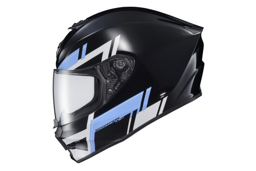 Scorpion EXO Exo R420 Full Face Helmet Pace Blue 2X