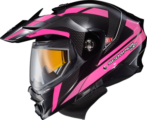 Scorpion EXO Exo At960 Cold Weather Helmet Hicks Pink 3X (Electric)