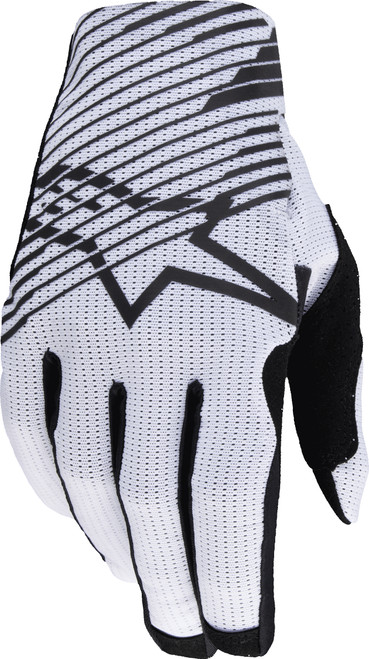 Alpinestars Radar Pro Gloves White XL - Motorcycle Riding Gloves with Enhanced Comfort and Protection