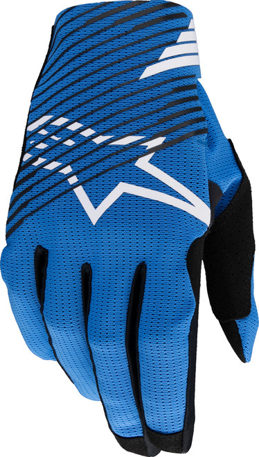 Alpinestars Radar Pro Gloves Blue Large - Premium Motorcycle Gloves for Enhanced Grip and Comfort