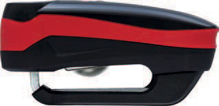ABUS 7000 RS1 3D Alarm Disc Lock with Red Finish and Level 13 Security