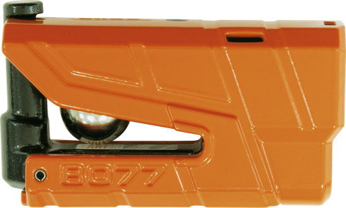 ABUS Granit 8077 3D Alarm Disc Lock - Orange, Level 18 Security with 13.5mm Double Locking Bolt