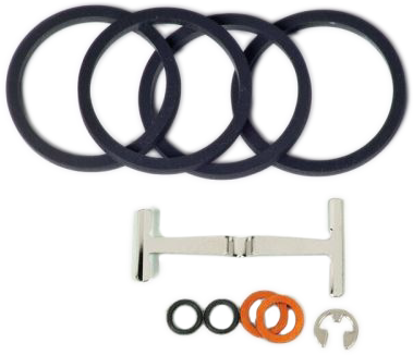 HAWG HALTERS INC 4-Piston Caliper Rebuild Kit for 100 Series - HHI-101-002