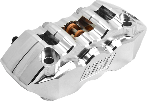Hawg Halters Inc RHRMCC6108 6-Piston Front Radial Mount Caliper - Chrome Finish