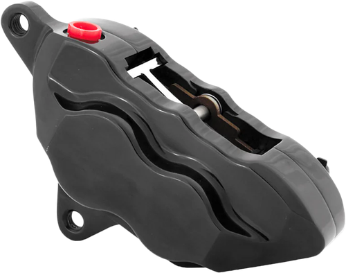 HAWG HALTERS INC LHSAB500 4 Piston Front Caliper for 1984-1999 with 11.5-inch Rotor, Black Finish