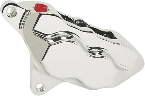 HAWG HALTERS INC LHSCC500 4 Piston Front Caliper for 1984-1999 Harley with 11.5-inch Rotor, Chrome Finish