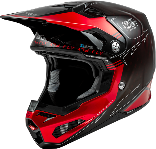 Fly Racing Formula S Carbon Legacy Helmet Red Carbon Large