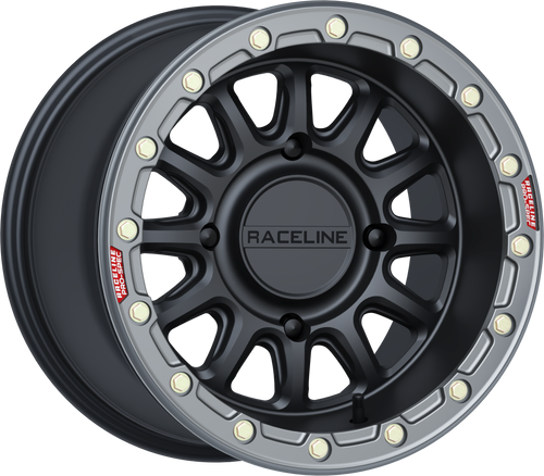 Raceline Alpha Wheel 15x10 Black/Gunmetal for Polaris RZR R - Part A14BG-51037+10