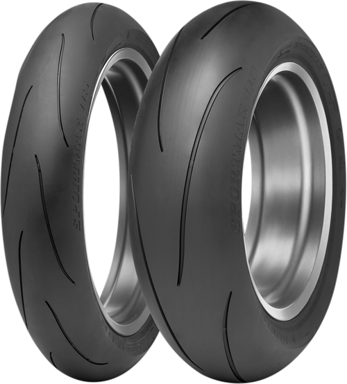 Dunlop Sportmax Q5 Rear Tire 190/50ZR17 for High-Performance Street and Track Riding