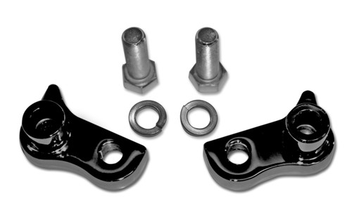 Burly Brand B28-261 Rear Lowering Blocks in Black for Harley-Davidson