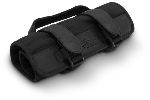 Burly Brand B15-1030B Tool Roll in Black CORDURA® and Waxed Cotton Canvas