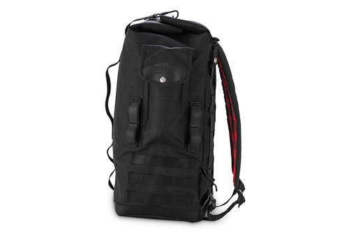 Burly Brand B15-1013B Sissy Bar Backpack in Black CORDURA® and Leather