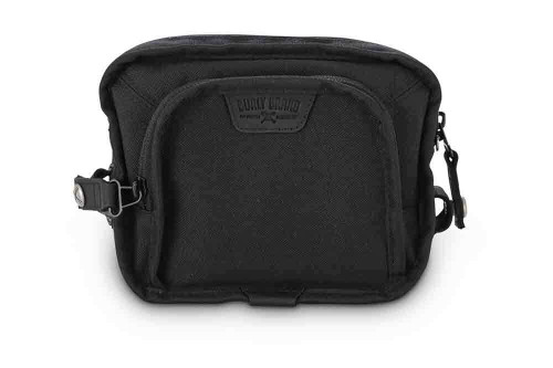 Burly Brand H Bar Bag Black B15-1012B – Versatile Handlebar Storage Solution for T-Bar Setups