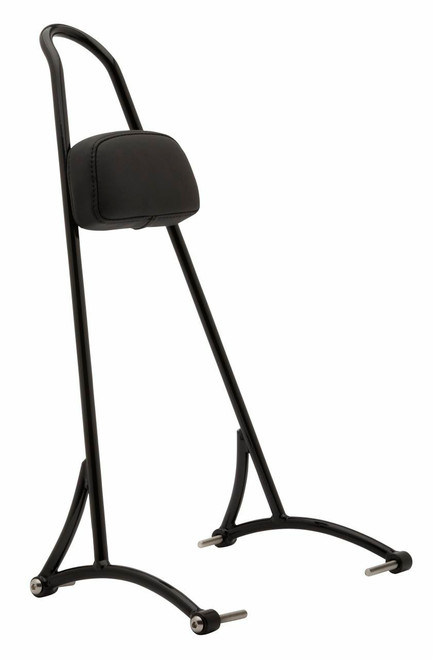 Burly Brand Tall Sissy Bar with Pad for XL 1994-2003 - Black or Chrome