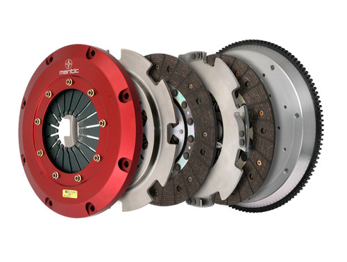 Twin Disc Clutch 2015-2023 Mustang Ecoboost - Organic - Heavy Duty 1-1/8x26