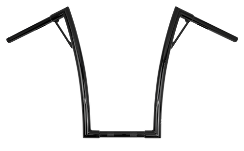 Burly Brand Louie 19-inch Black Ape Hanger Motorcycle Handlebar - Part B12-7011B