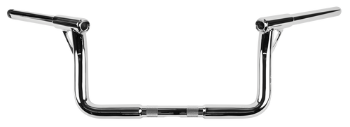 Burly Brand Louie Bagger 8-Inch Handlebar with 1.25-Inch Threaded Bar in Chrome