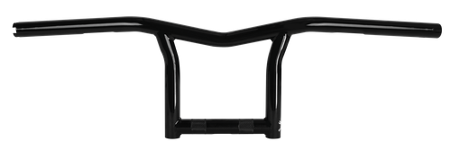 Burly Brand Sid 8-inch Handlebar with 1-inch Diameter and Black Powder Coat Finish