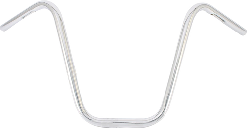 Burly Brand Narrow 12" Chrome Apehangers with Internal Wiring for Harley Davidson Sportsters and Dyna Models