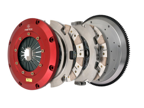 Twin Disc Clutch 2015-2023 Mustang Ecoboost - Ceremetallic - Heavy Duty 1-1/8x26 Spline