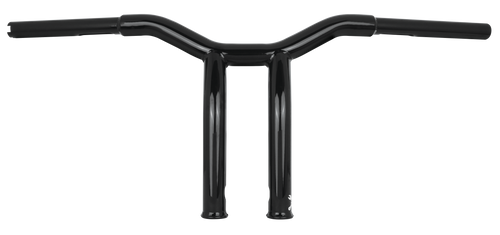 Burly Brand Dominator Raked Bar 10-Inch 1.25 Inch Gloss Black (Part B12-6051B)