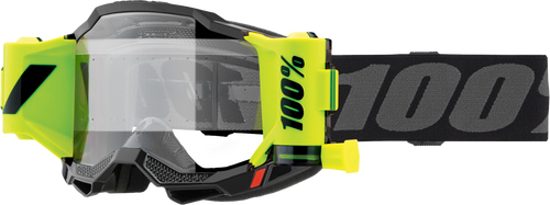 100-Percent Accuri 2 Forecast Goggle with Clear Lens – Mud-Specific Performance Eyewear