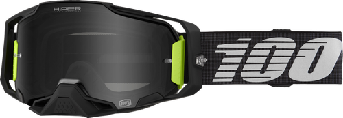 100 Percent Armega Hiper Goggle with Tetsumi Hiper Black Mirror Lens