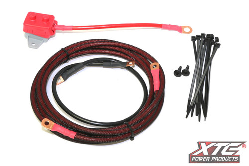 XTC Power Products RZR-PWR-UP4 Battery to Factory Busbar Wire with Circuit Breaker for Polaris RZR XP 2 Seat