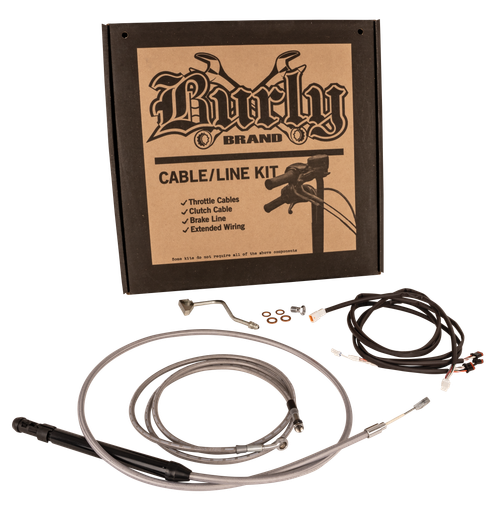 Burly Brand Control Extension Kit for 14, 16, and 18-Inch Ape Hangers with ABS - Part B30-1313