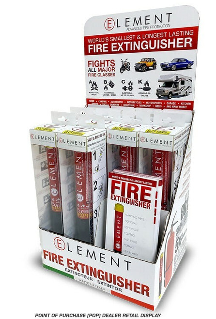 ELEMENT FIRE E50 Pop Kit (10 Pack) - Compact, Non-Toxic Fire Extinguisher Alternative